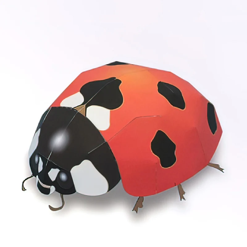 Art Craft Ladybug - Lieveheersbeestje Insect Origami Art Mini 3D