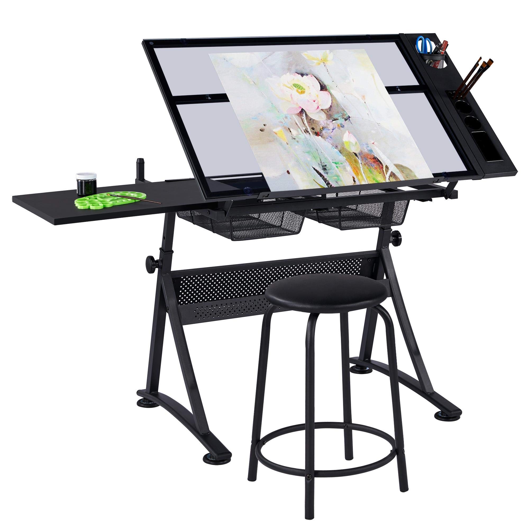 Art Craft & Architecture - Tekentafel, kunst- en knutseltafel met verstelbaar