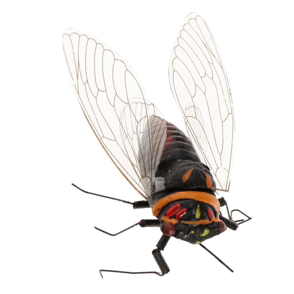 Art Craft Magnet - 2x Klei Insectenmodel Koelkastmagneet Dier Figuur