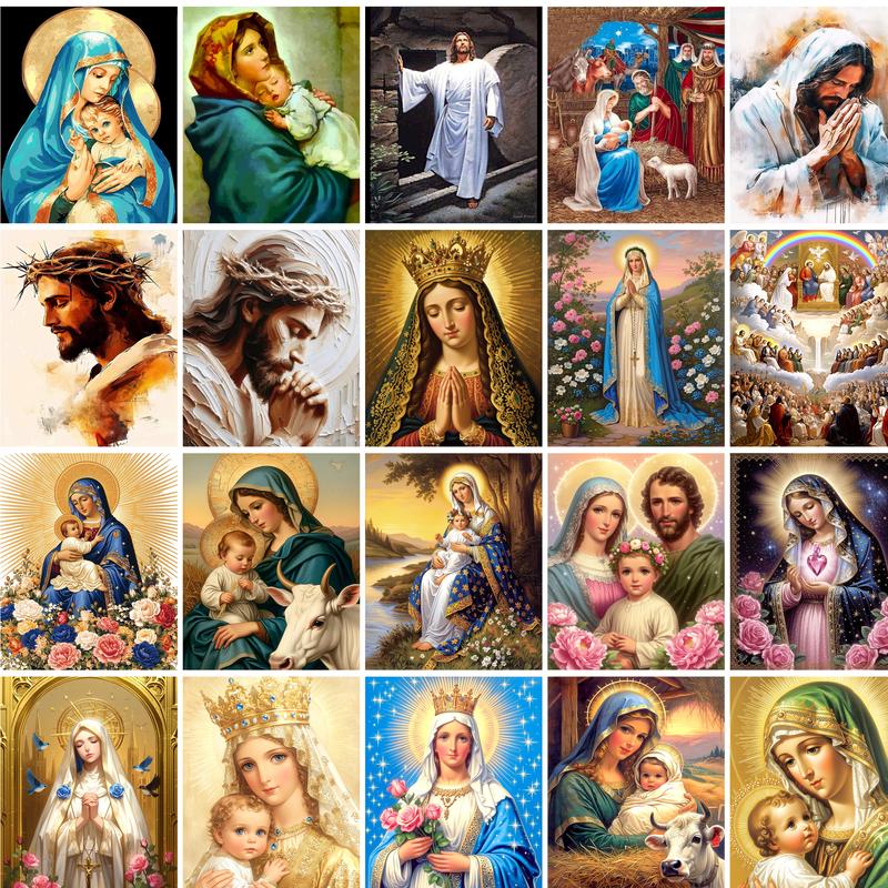 Art Craft Ideas For Adults - GATYZTORY Jezus Schilderen Op Nummer Voor