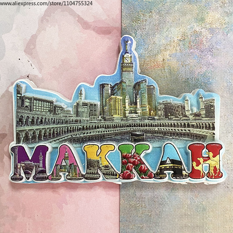 Art Craft Magnet - Mecca 3D koelkastmagneet Toeristische souvenirs Koelkastmagneet