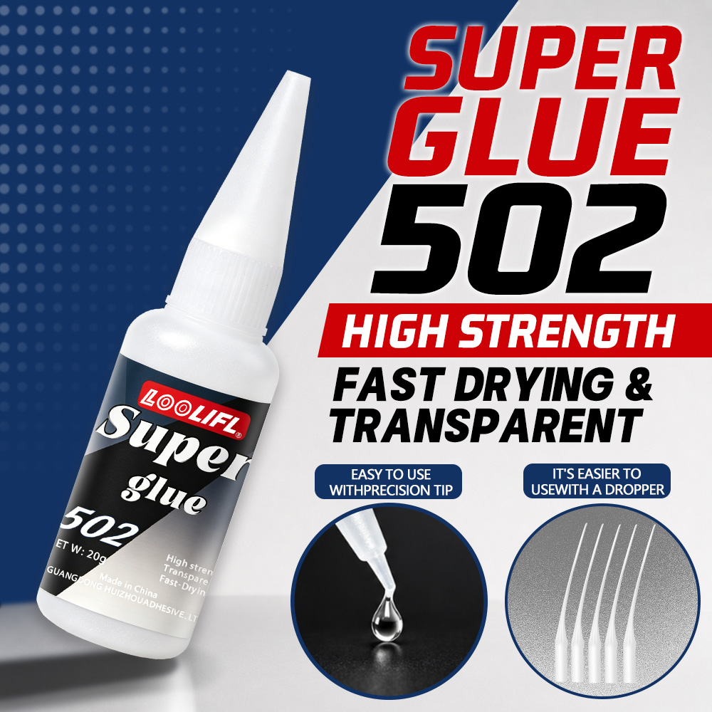 Art Craft Material - Loolifl-502-20Ml Instant transparante cyanoacrylaatlijm met gemiddelde