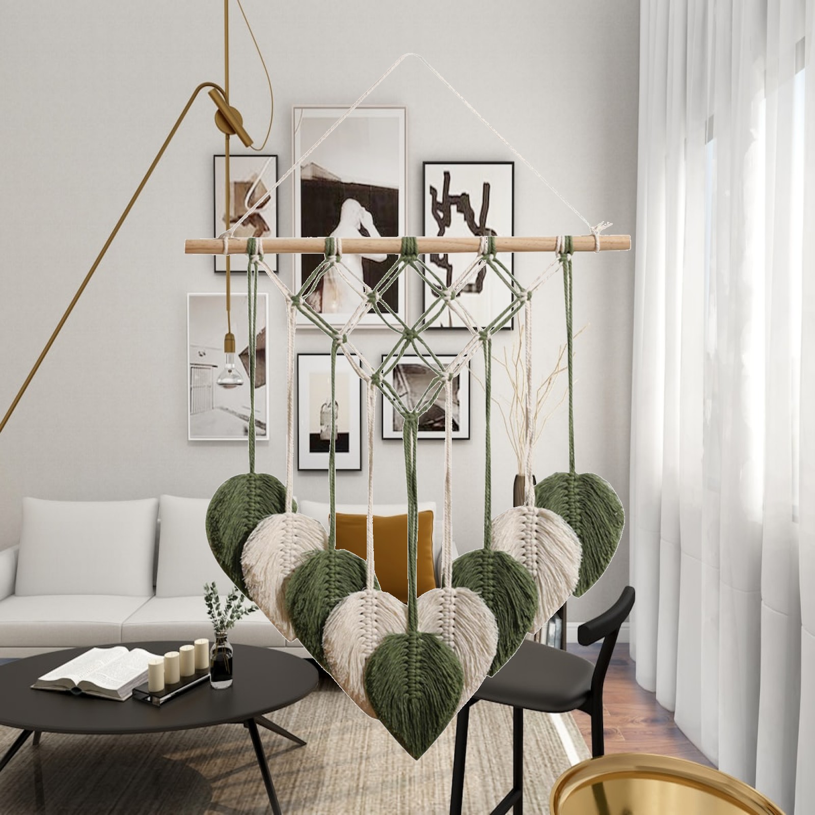 Art And Craft For Nursery - Geweven wandtapijt macrame wanddecoratie boho achtergrondkunst