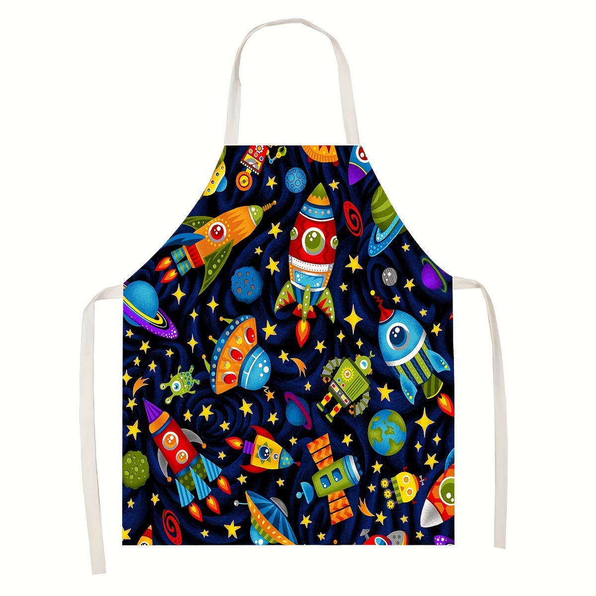 Art And Craft Rocket - 1pc kinderschort ruimtethema Rocket Planet Star