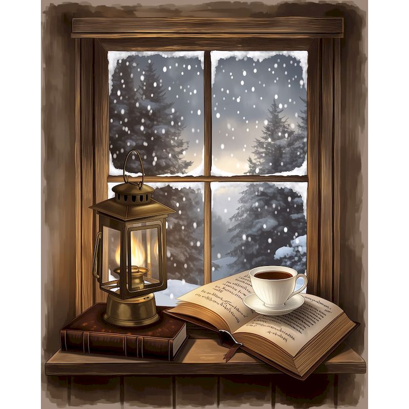 Art Craft Ideas For Adults - GATYZTORY Winter schilderen op nummer voor