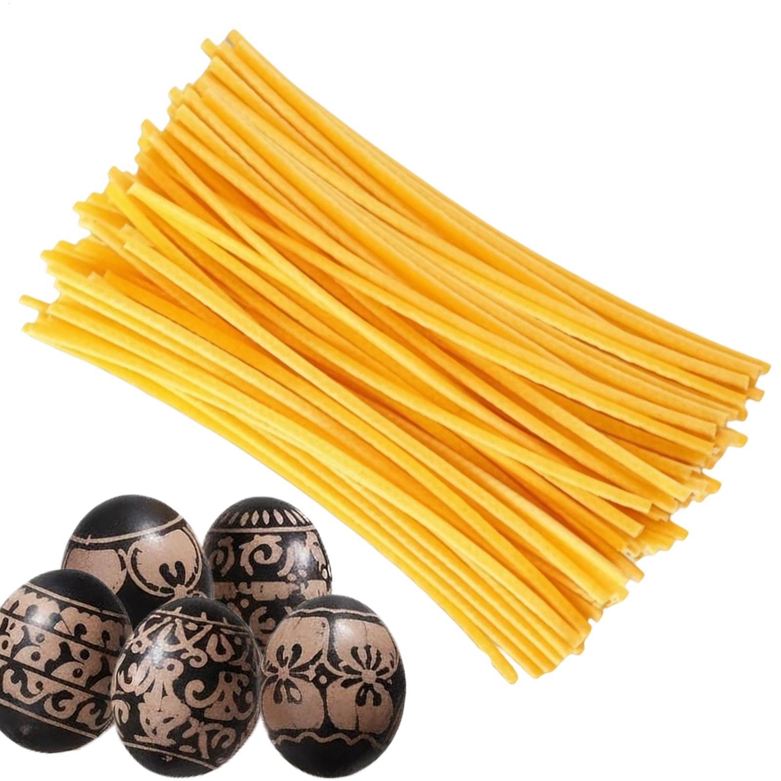 Art Craft Easter - Ei-decoratie bijenwasstokjes 120 stuks Paas-kunstbenodigdheden Kaarsenmaak-waxset