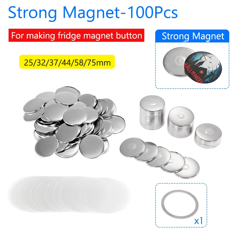 Art Craft Magnet - 50/100 Stuks Magneet Koelkast Badge Pin