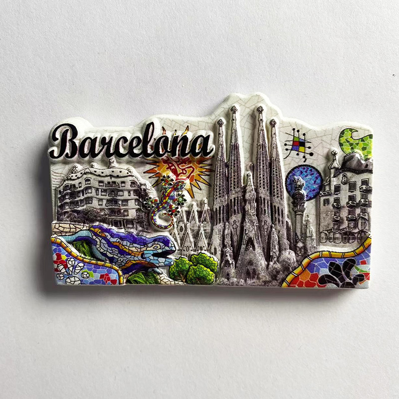 Art Craft Magnet - Barcelona Souvenirs Home Decor Collectie Kunst
