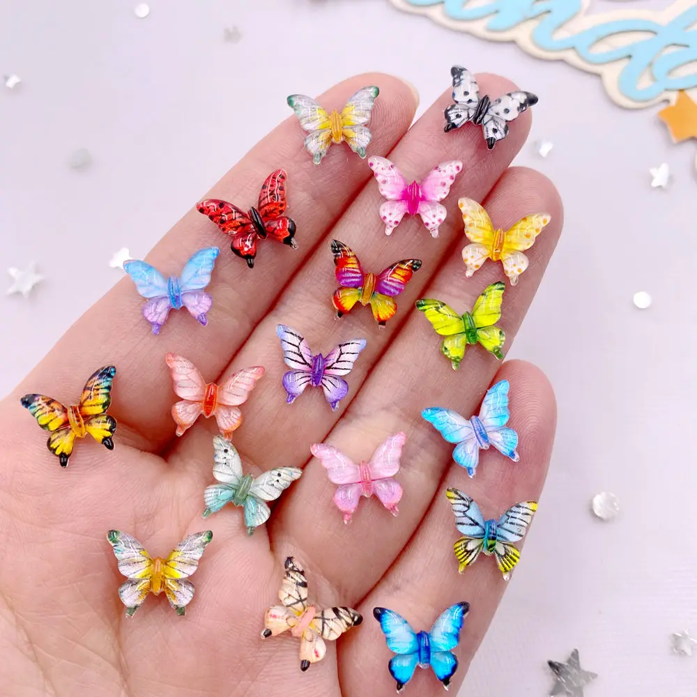 Art Craft Easter - 50PCS 10mm Gemengde Hars Kleurrijke Mini