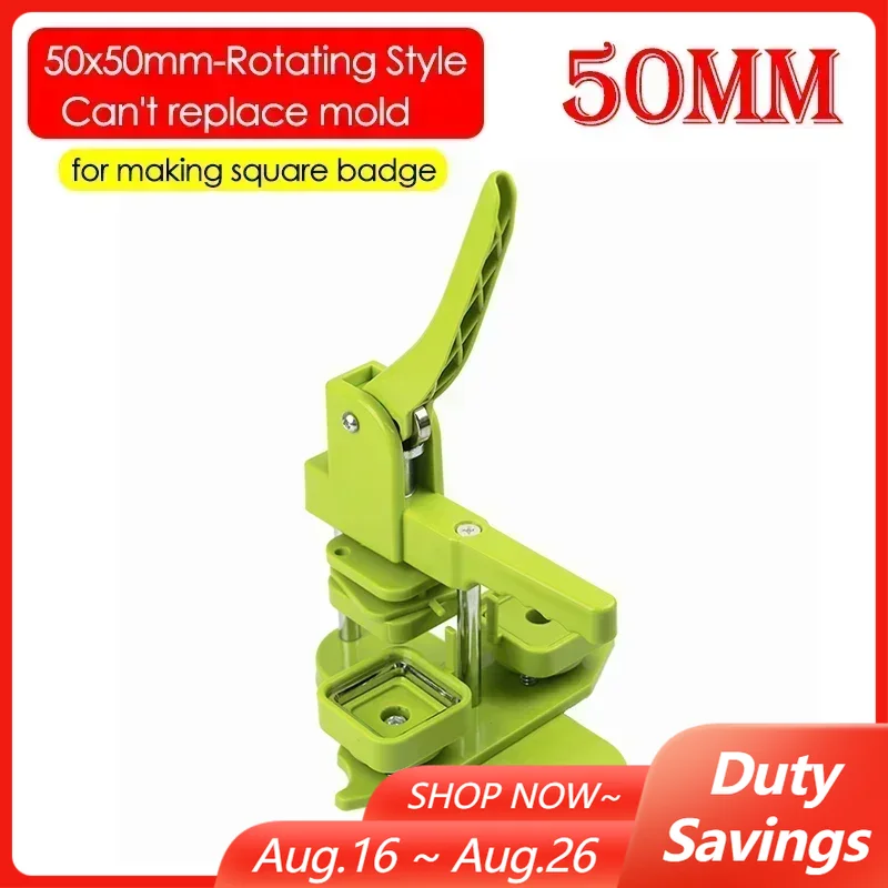 Art Craft Magnet - Roterende Stijl Vierkante Badge Button Maker