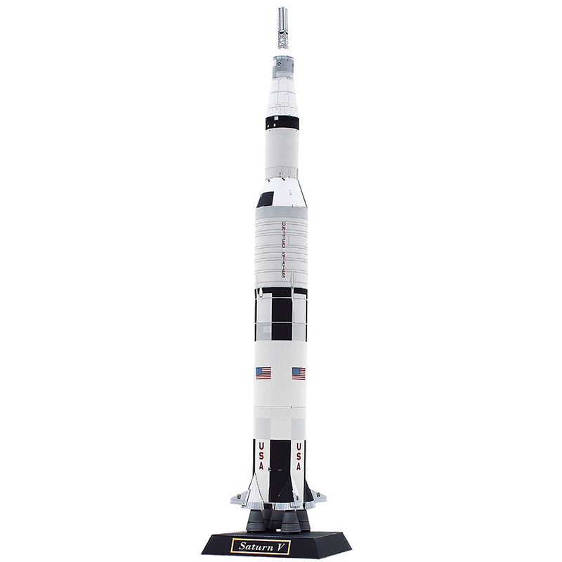 Art And Craft Rocket - Amerika Saturn V Raket Ruimte Vouwen