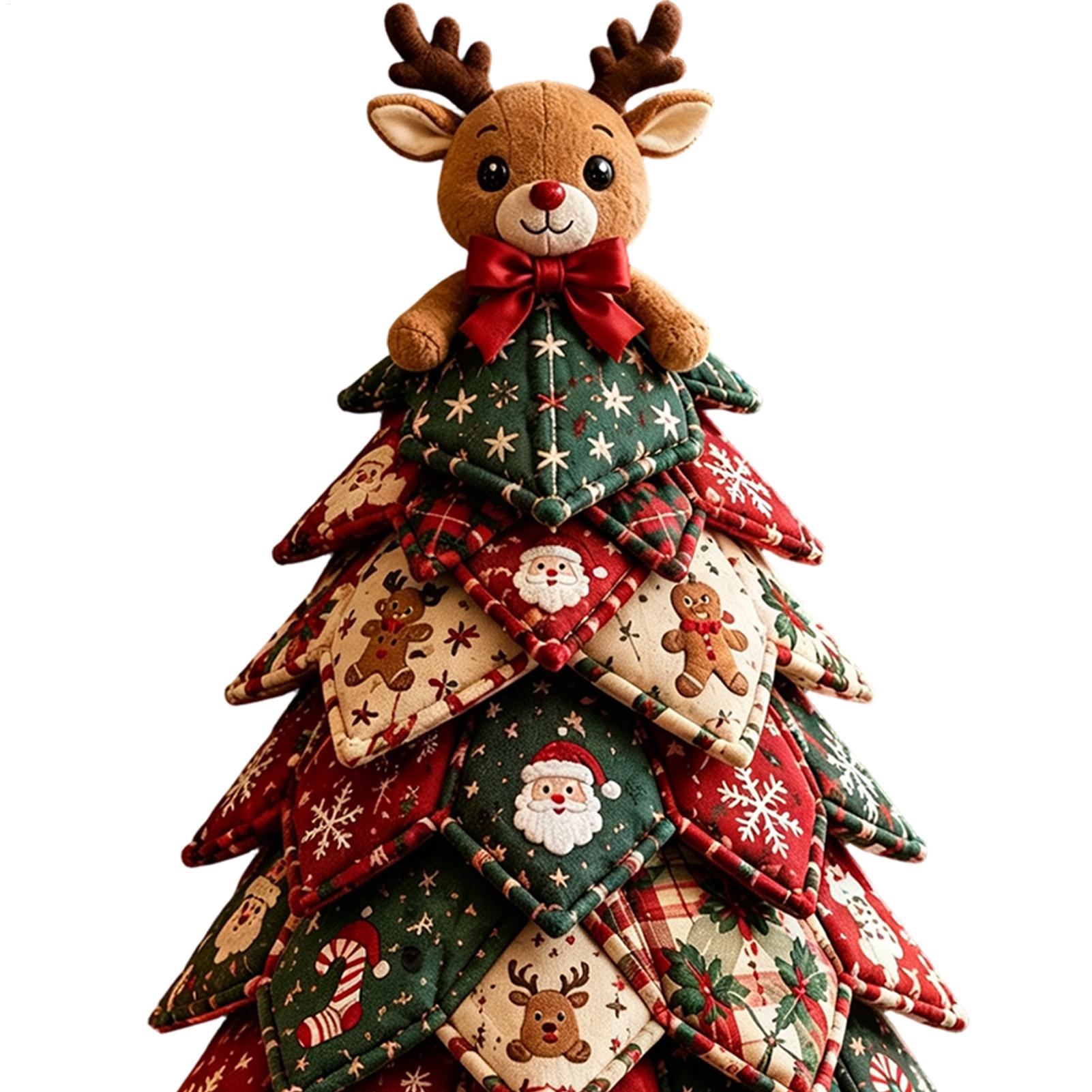 Art Craft Room - Kerst Quilted Stoffen Kerstboom Kit 3D
