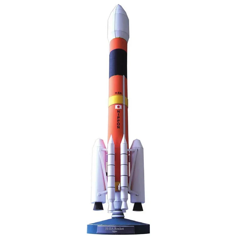 Art And Craft Rocket - Japan H-2A Raket Ruimte Origami Art