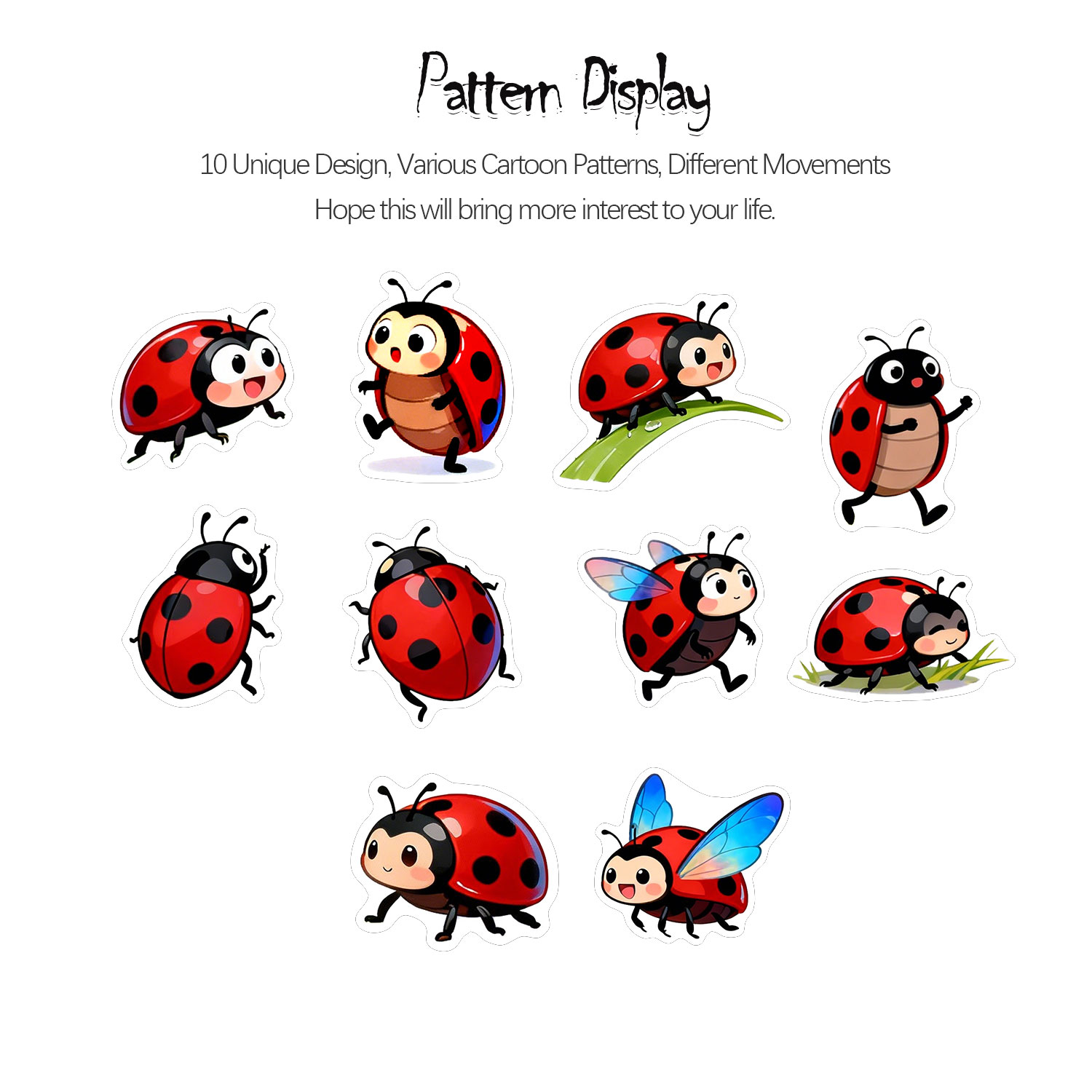 1Roll (500 Stuks) 10 Onregelma - Art Craft Ladybug recensie en prijs