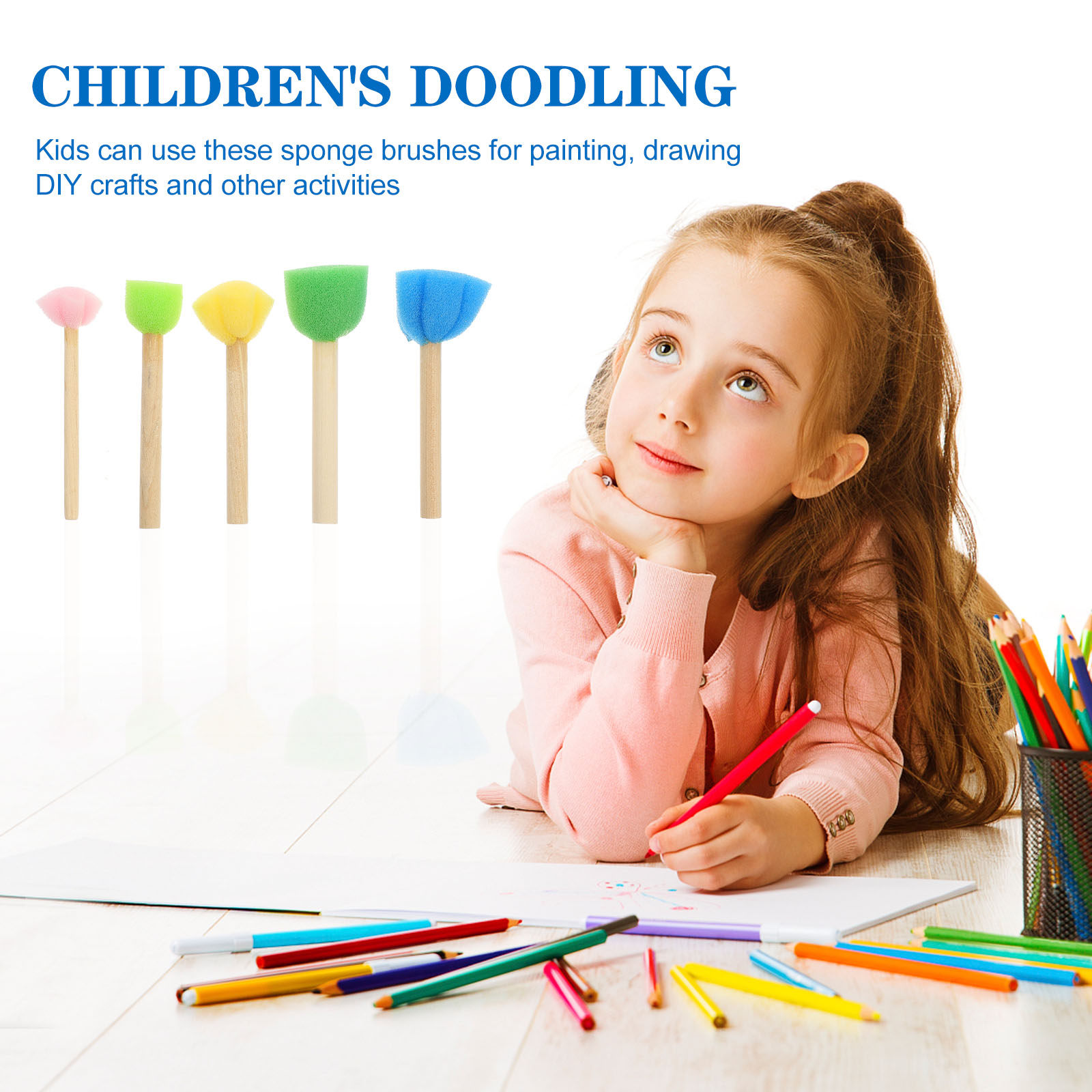 25-delige sponsborstelset, kle - Art And Craft For Nursery recensie en prijs