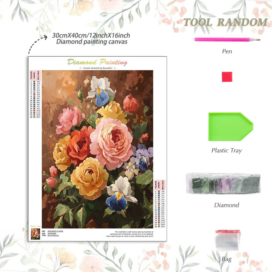 CHENISTORY Bloemen 5D Diamant  - Art Craft Ideas For Adults recensie en prijs