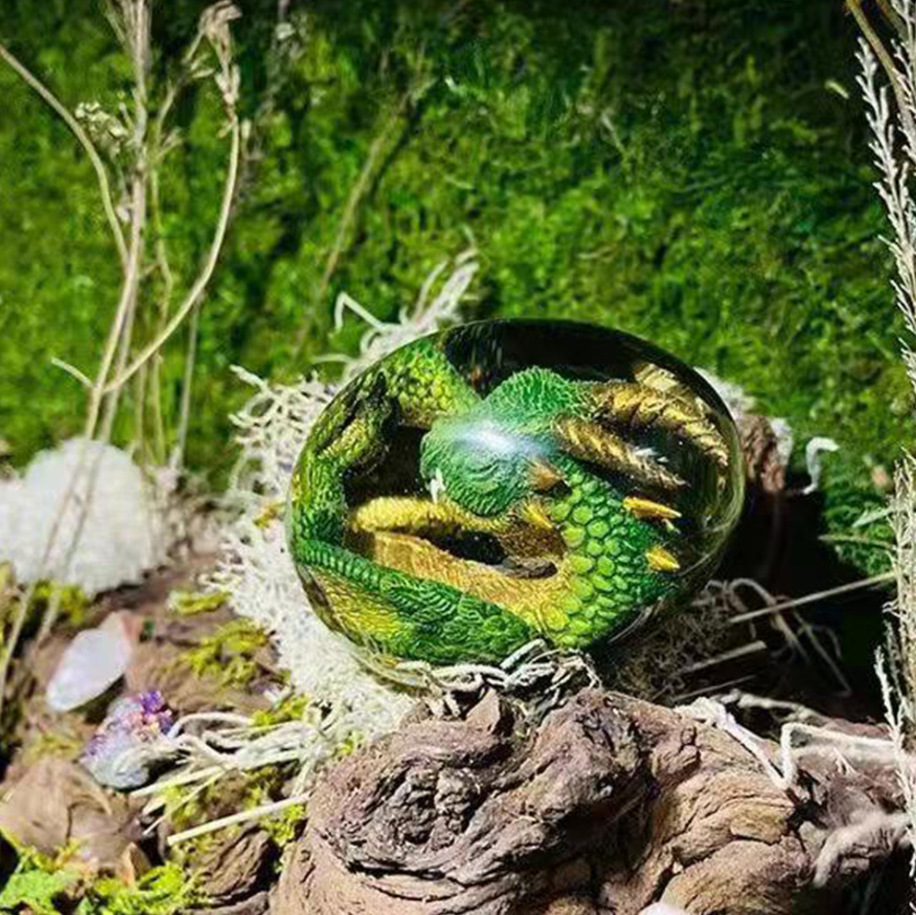 Lava Dragon Egg Standbeeld met - Art Craft Easter recensie en prijs