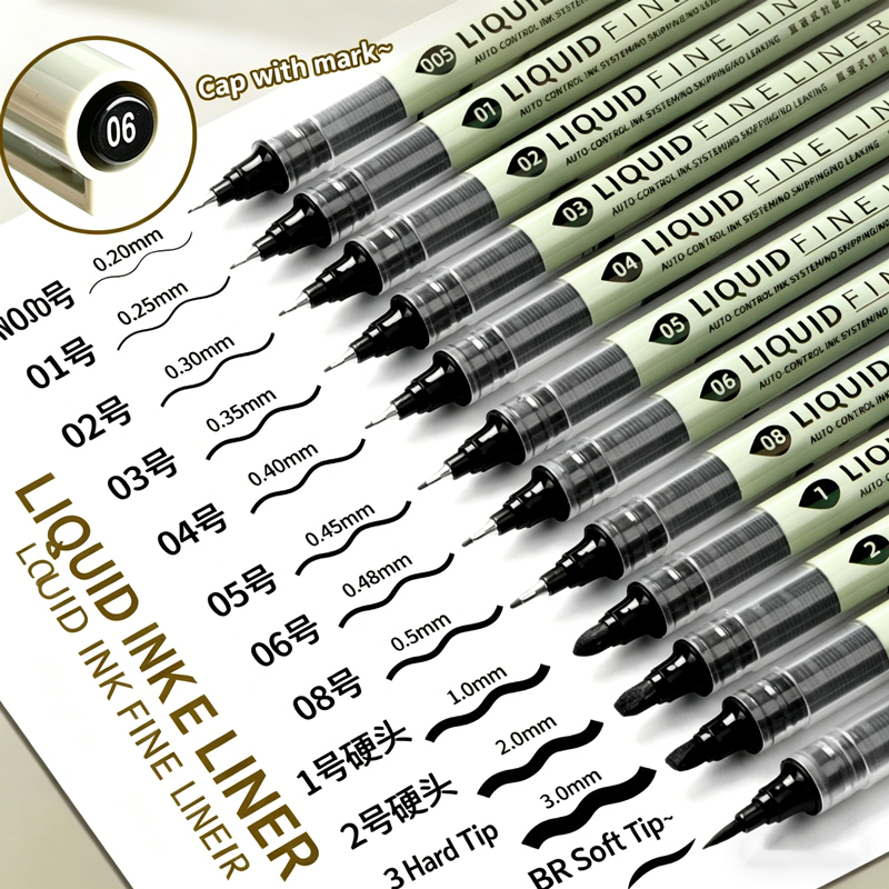 5/8/12 Tibs Zwarte Pen Fijne L - Craft And Art Difference recensie en prijs