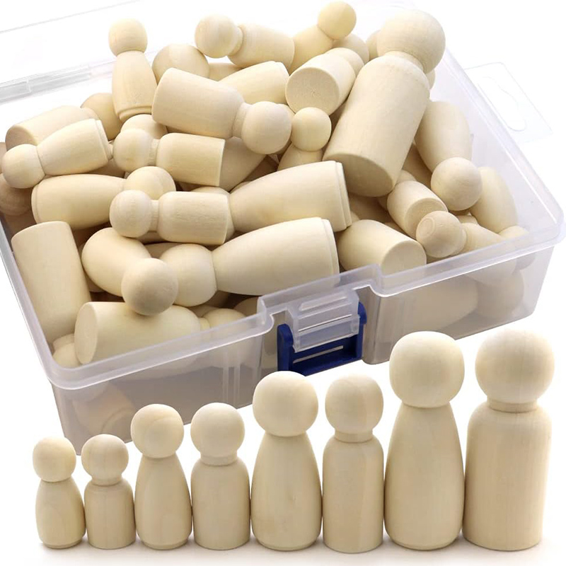 2/5/10 Stuks Houten Peg Pop On - Craft And Art Difference recensie en prijs