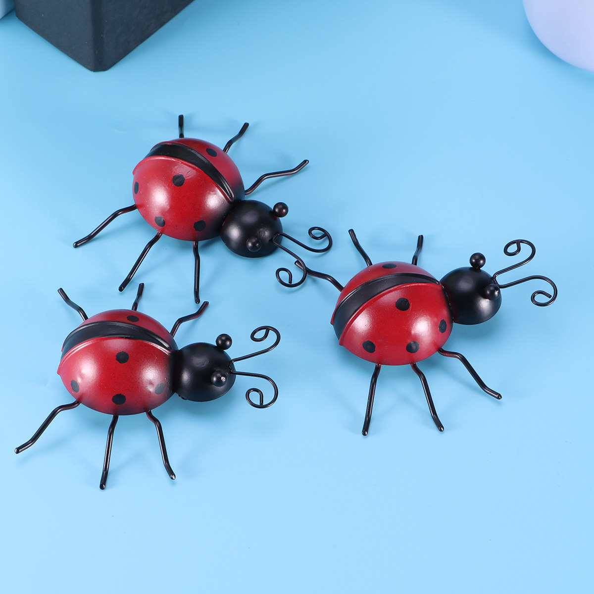 3 stuks lieveheersbeestje aan  - Art Craft Ladybug recensie en prijs