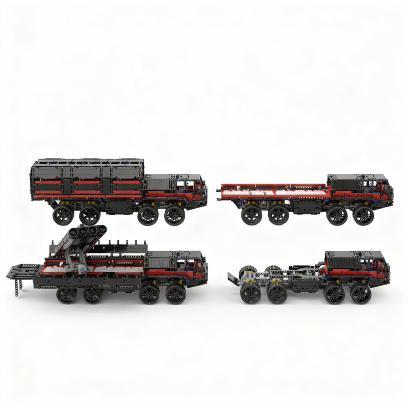 2641-delige MOC 8x8 Raketdrage - Art And Craft Rocket recensie en prijs