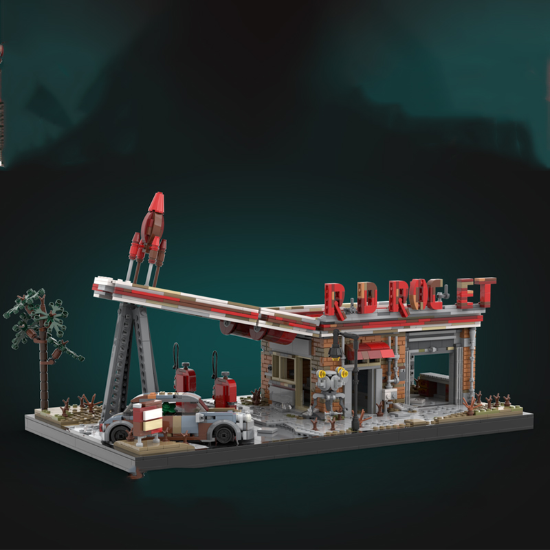 2168-delige MOC Red Rocket Fal - Art And Craft Rocket recensie en prijs