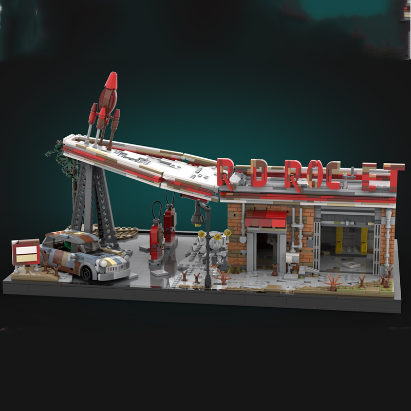2168-delige MOC Red Rocket Fal - Art And Craft Rocket recensie en prijs