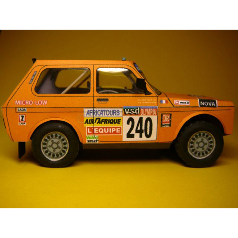 Lada Niva 1985 1:32 Dakar Rall - Art Craft Cardboard recensie en prijs