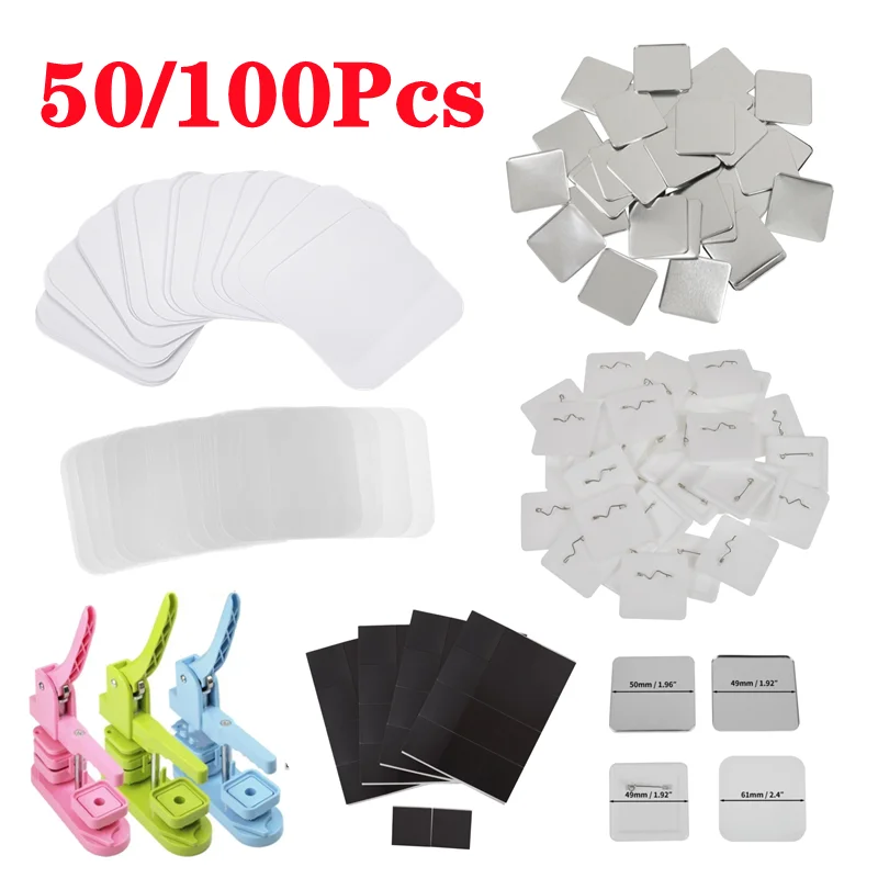 50/100PCS 50*50mm Magneet Koel - Art Craft Magnet recensie en prijs