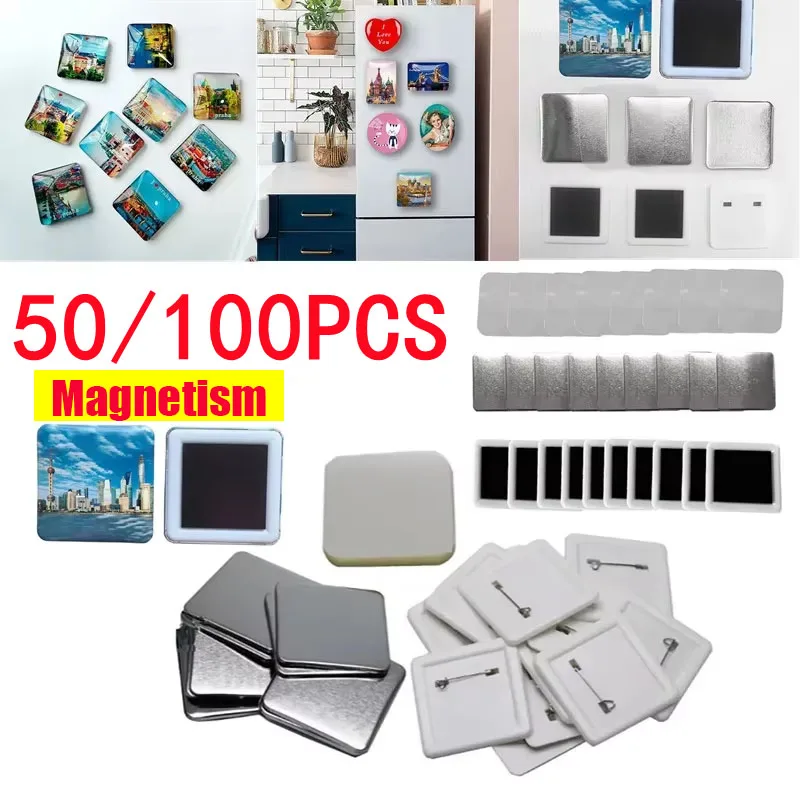 50/100PCS 50*50mm Magneet Koel - Art Craft Magnet recensie en prijs