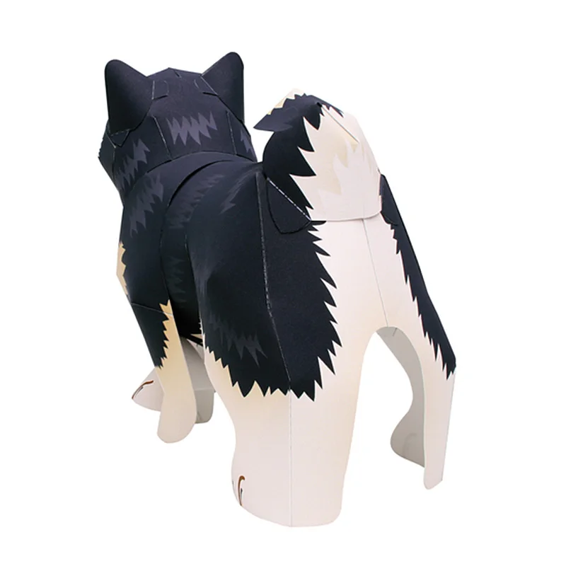 Zwarte Shiba Inu Hond Handgema - Art Craft Cardboard recensie en prijs
