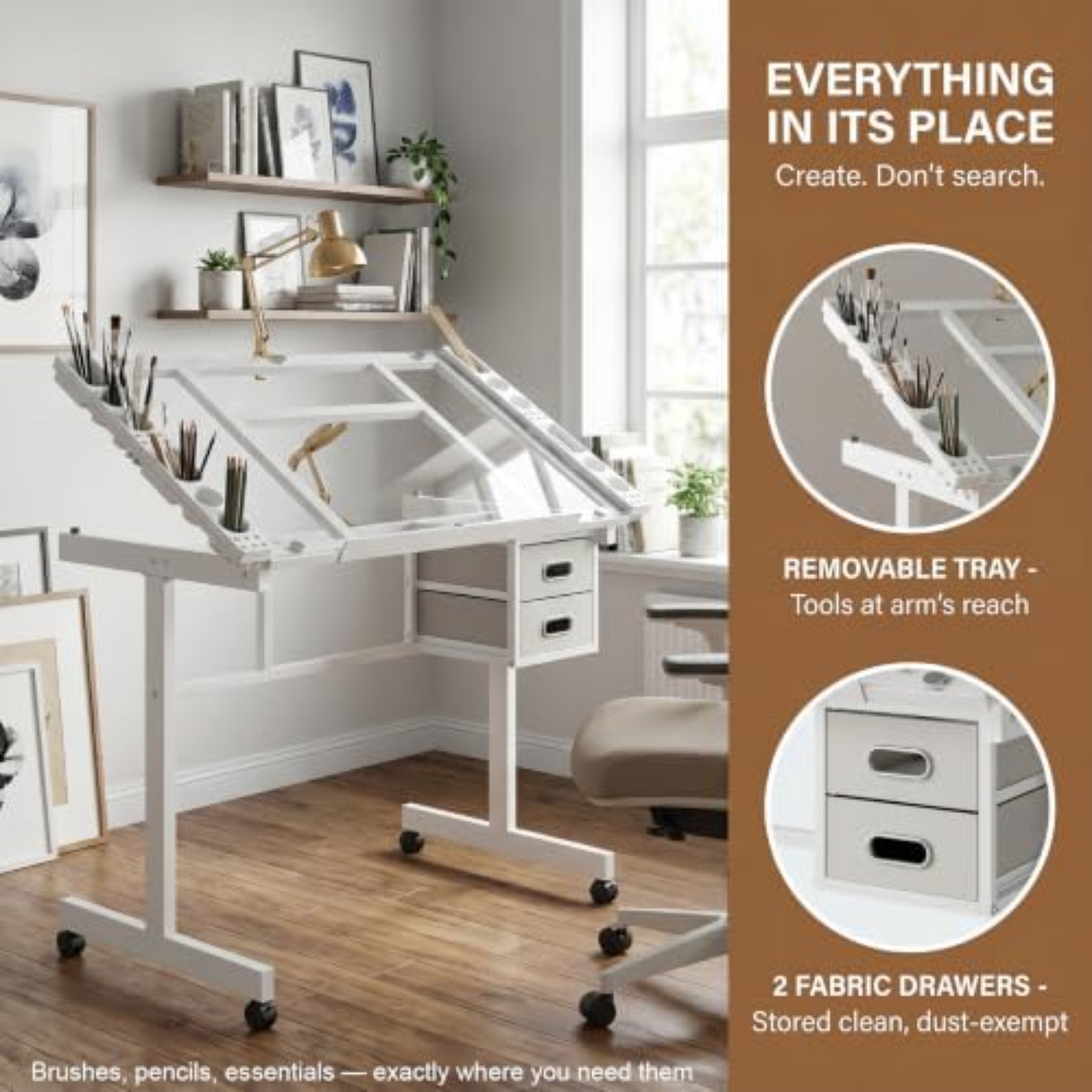 Verrijdbare tekentafel, schild - Art Craft & Architecture recensie en prijs