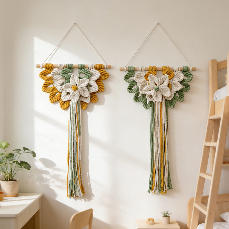 Geweven wandhanger Boho geomet - Art And Craft For Nursery recensie en prijs