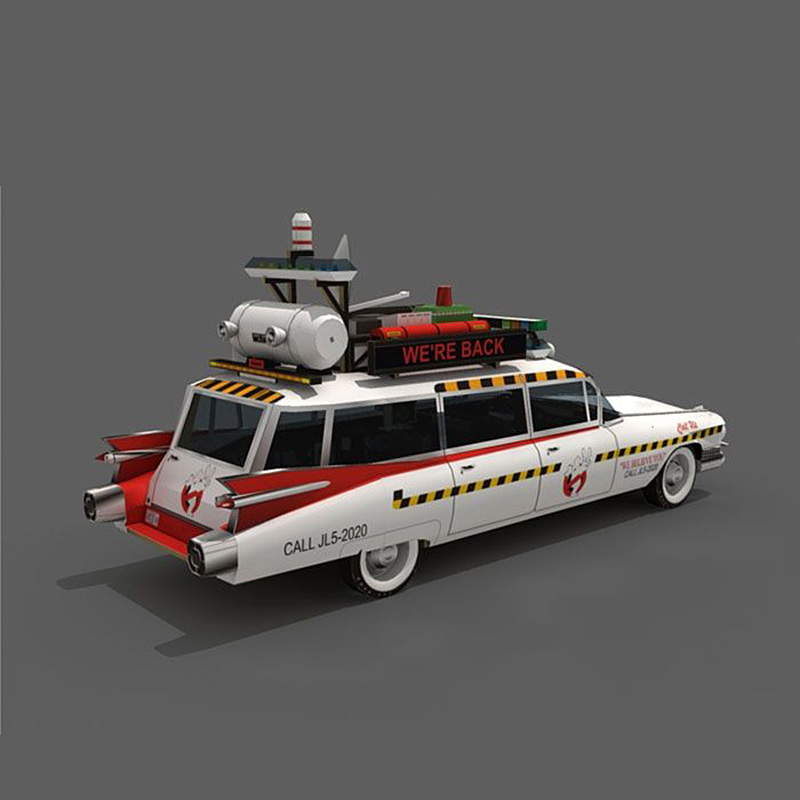 Ghostbusters Auto Ecto-1A 1:20 - Art Craft Cardboard recensie en prijs