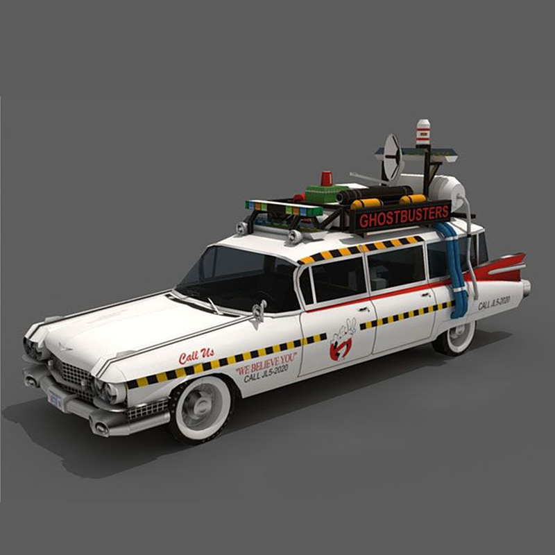 Ghostbusters Auto Ecto-1A 1:20 - Art Craft Cardboard recensie en prijs