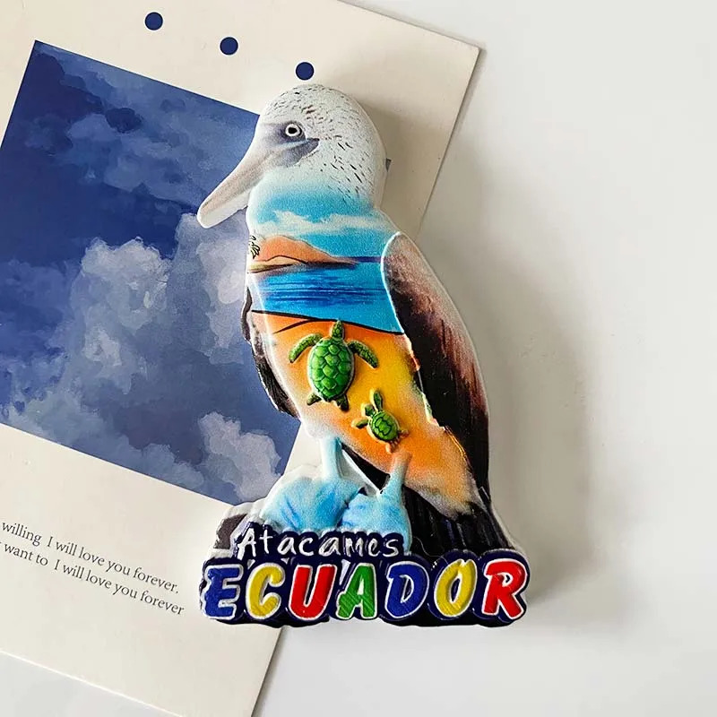 1 stuk, Ecuador Reis-souvenirs - Art Craft Magnet recensie en prijs