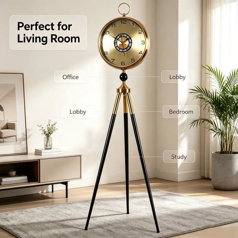 Zwarte gouden tripod staande k - Art Craft Room recensie en prijs