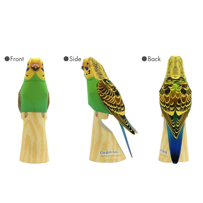 Grasparkiet Papegaai Vogel Han - Art Craft Cardboard recensie en prijs