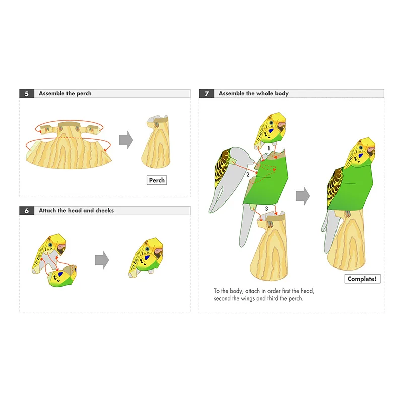 Grasparkiet Papegaai Vogel Han - Art Craft Cardboard recensie en prijs