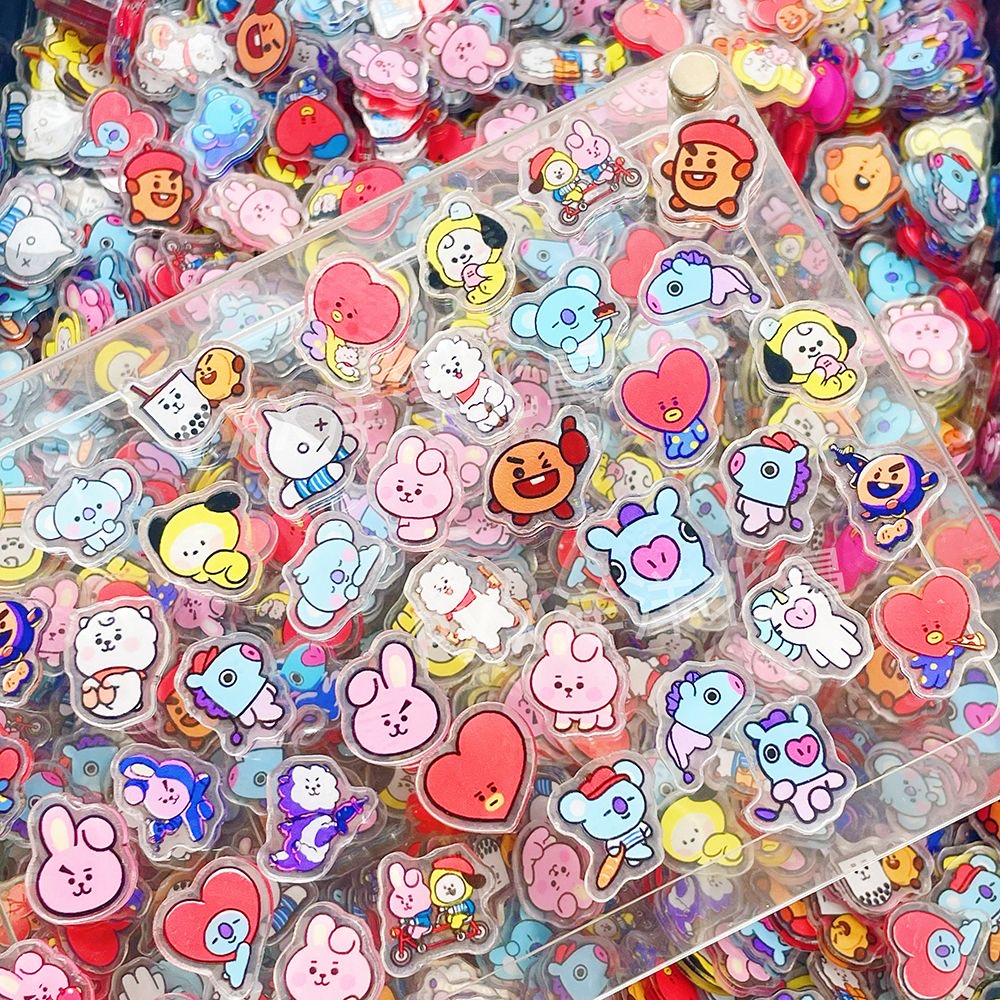 BT21 2cm exquisite acrylplaten - Art Craft Material recensie en prijs