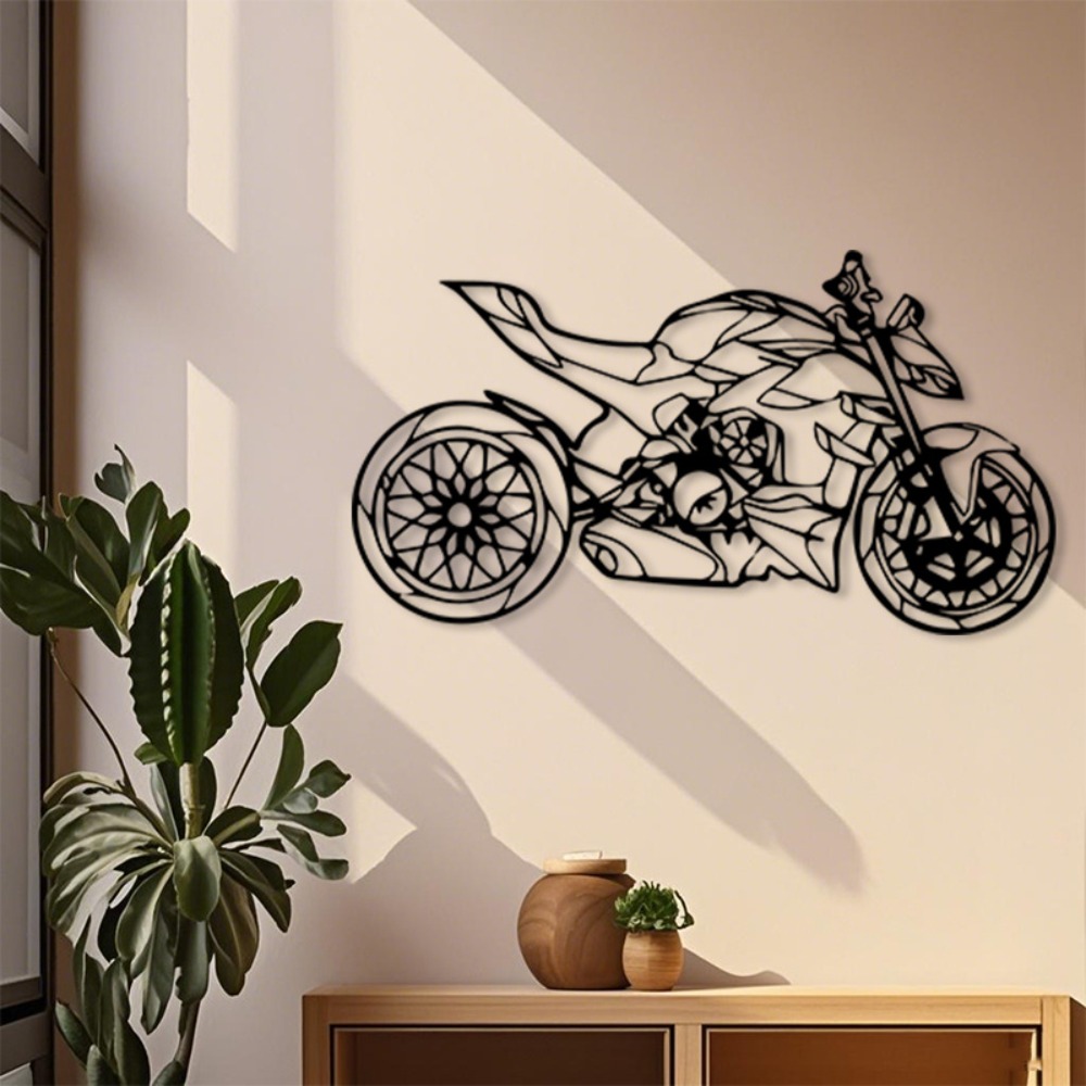 Motorfiets wanddecoratie sculp - Art Craft Room recensie en prijs