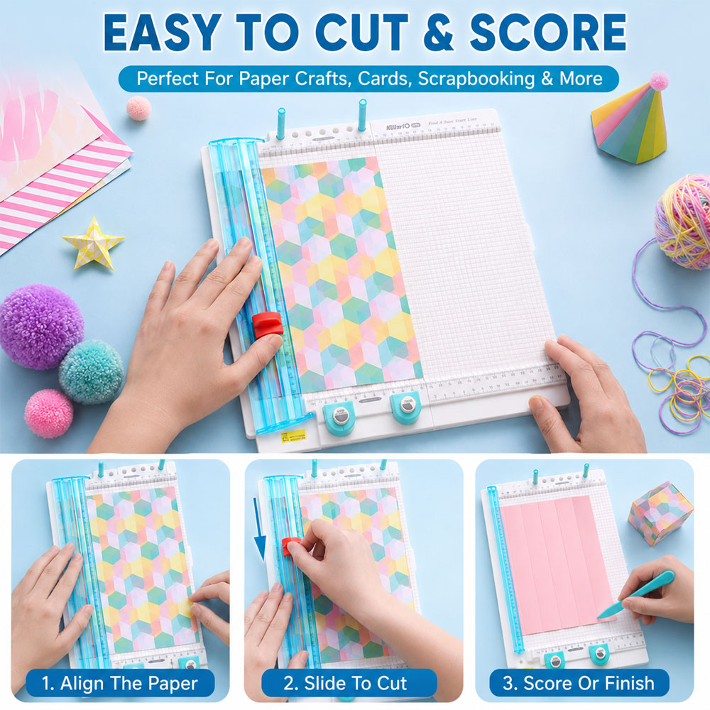 7-in-1 papiertrimmer & vouwbor - Art Craft Cardboard recensie en prijs