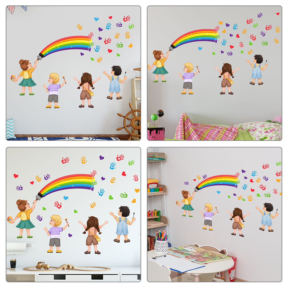 DIY Zelfklevende Regenboog Wan - Art And Craft For Nursery recensie en prijs
