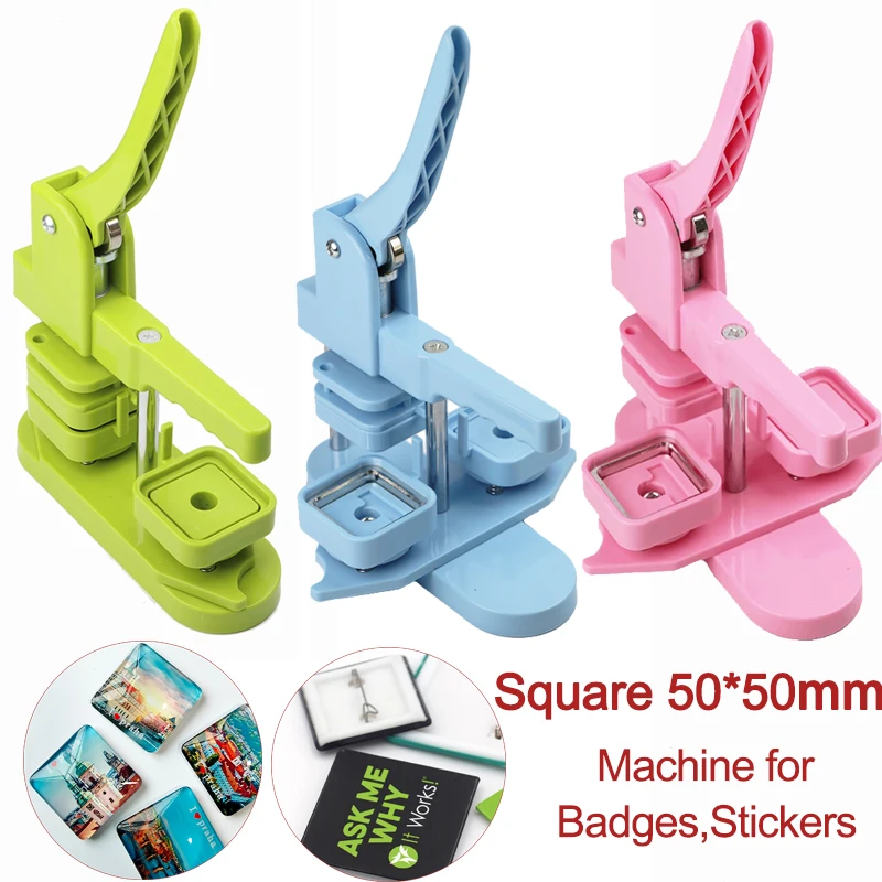 50x50mm Vierkante Badge Button - Art Craft Magnet recensie en prijs