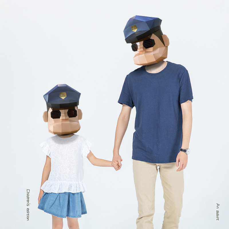 Cartoon Politie Masker Papier  - Art Craft Cardboard recensie en prijs