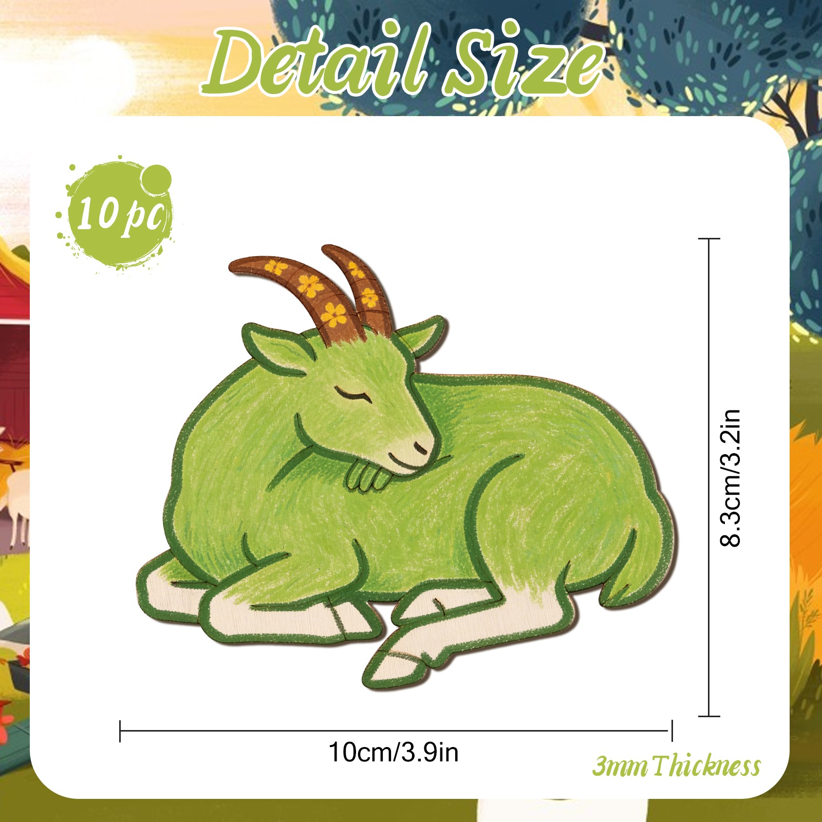 10 stks/set Onvoltooide Houten - Art Craft & Architecture recensie en prijs