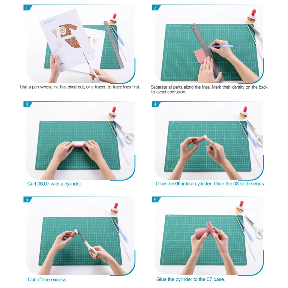 Kleine Uil Origami Art Mini 3D - Art Craft Cardboard recensie en prijs