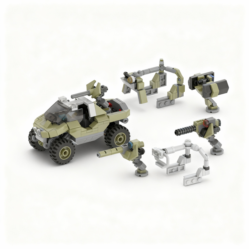 378-delige MOC Space Warthog S - Art And Craft Rocket recensie en prijs