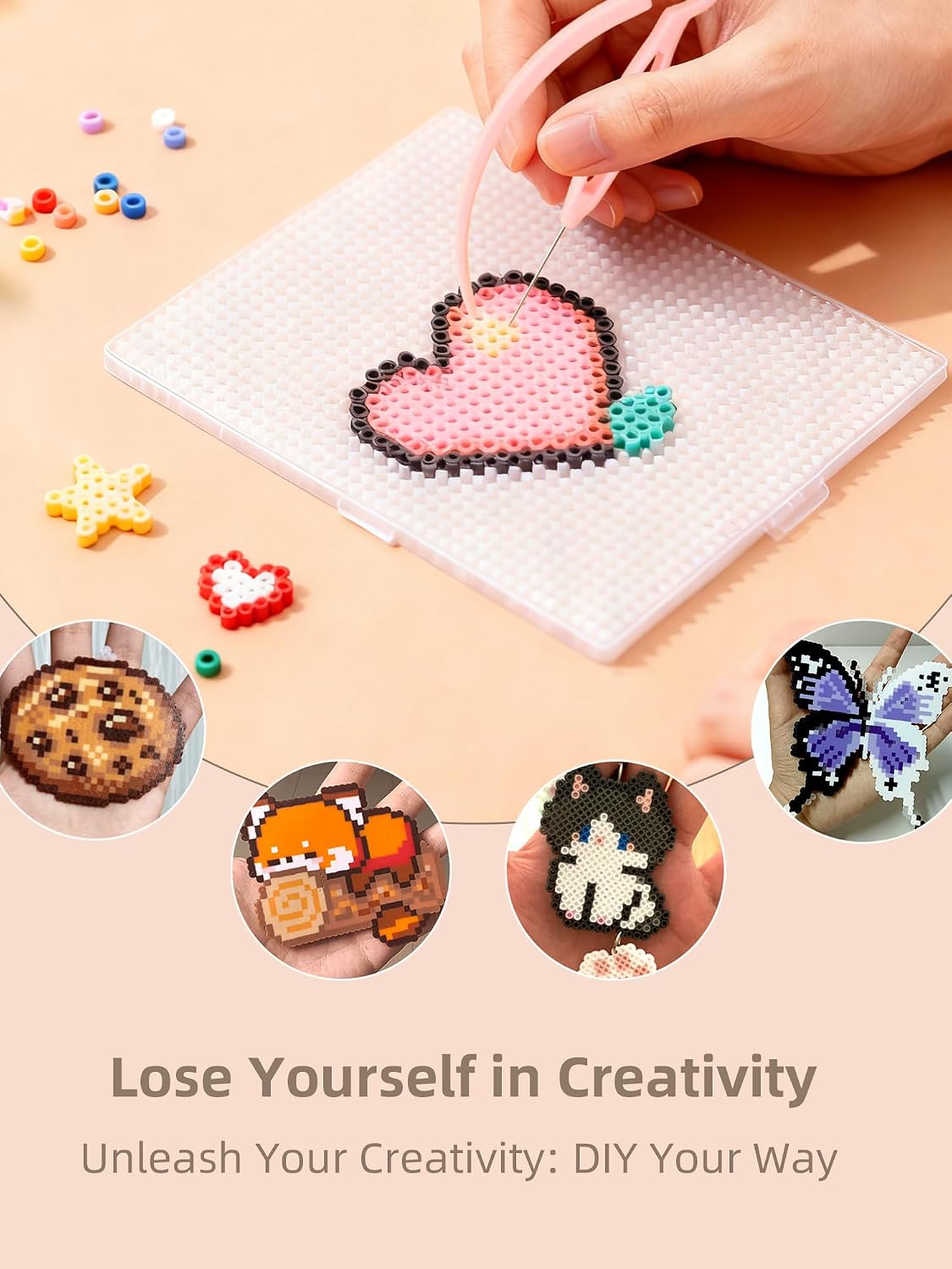 Fuse Beads Kit-Easy DIY-96 kle - Art Craft & Architecture recensie en prijs