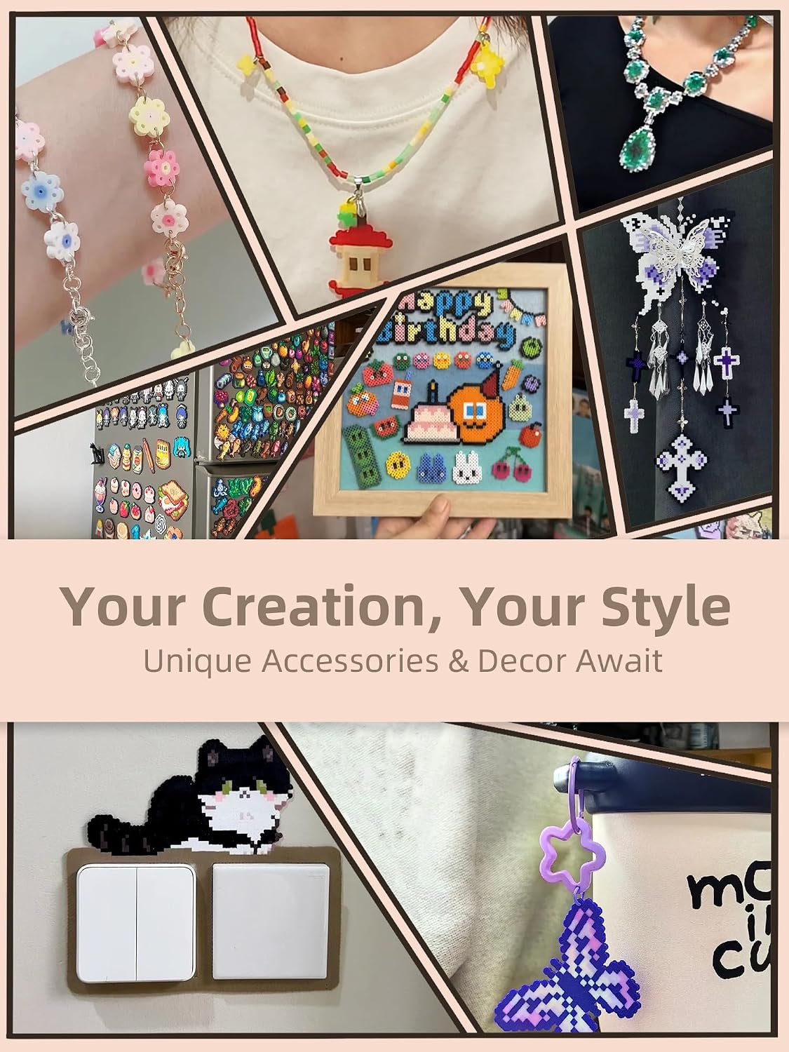 Fuse Beads Kit-Easy DIY-96 kle - Art Craft & Architecture recensie en prijs
